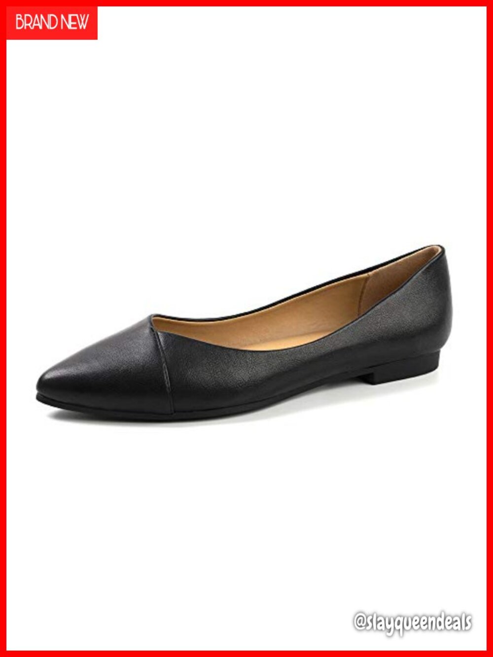 Pointed Toe Slip-On Flats | Business Casual Dressy Women's Shoes